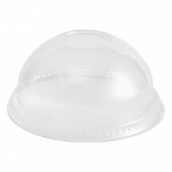 Lid Ø95 Dome with hole sleeved